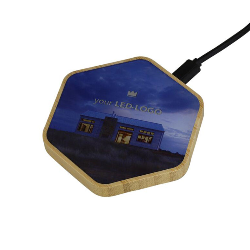 Custom Branded LED Wireless Fast Charger