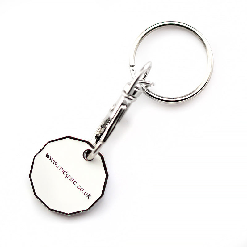 Branded Trolley Coin Key Ring