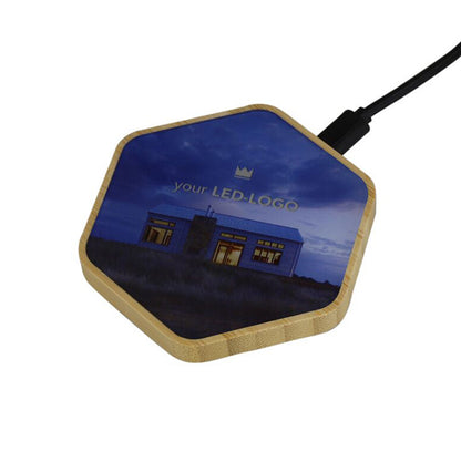 Custom Branded LED Wireless Fast Charger